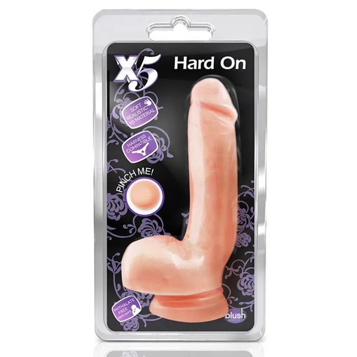 Dildos Blush Novelties Blush X5 Hard On Natural