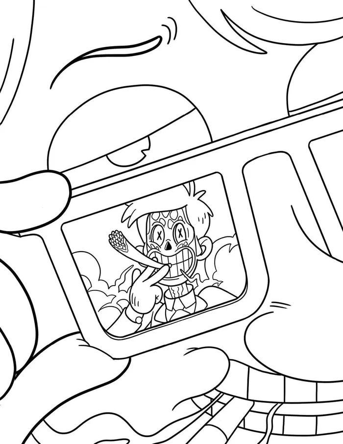 Wood Rocket Vibrators Killer Buds Coloring Book