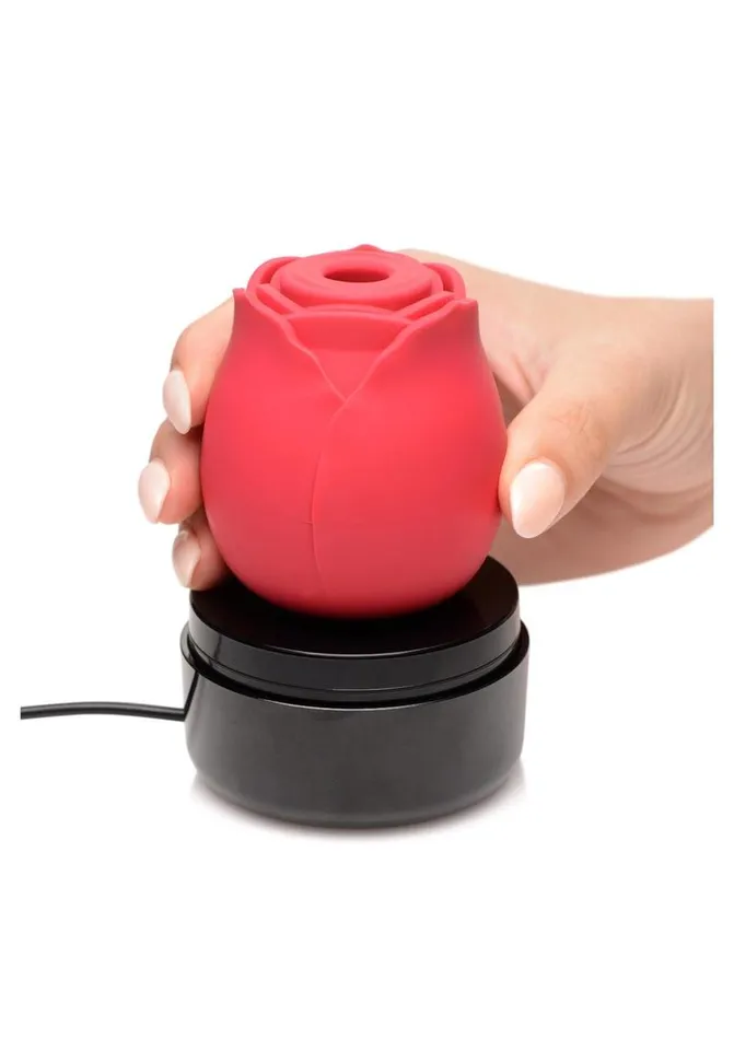 Inmi Bloomgasm Enchanted Rose Rechargeable Silicone 10x Clitoral Stimulator Bloomgasm Female Sex Toys
