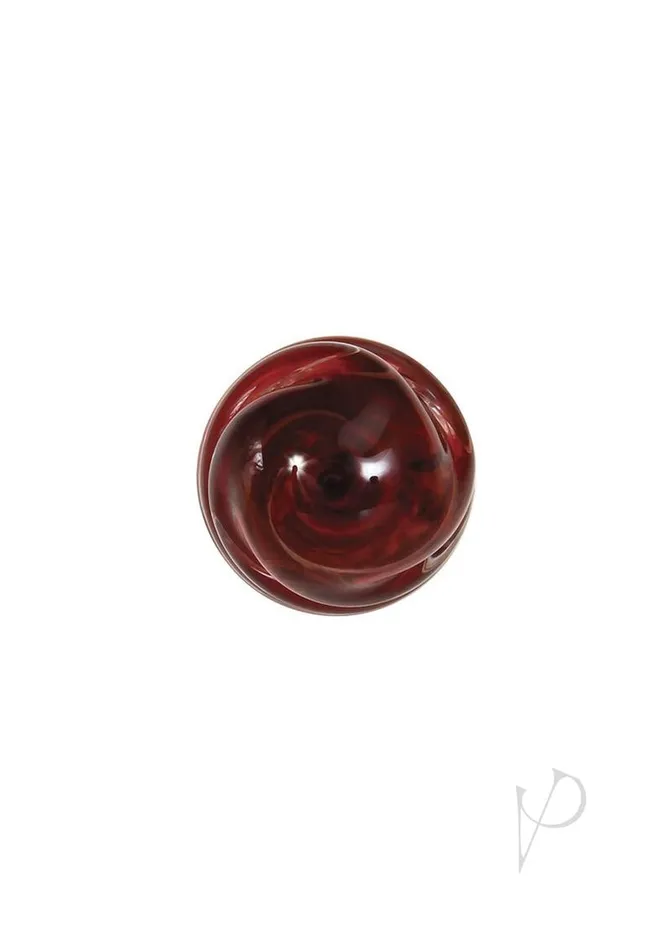 Adam and Eve Dildos Aande Eves Sweetheart Swirl Glass Red
