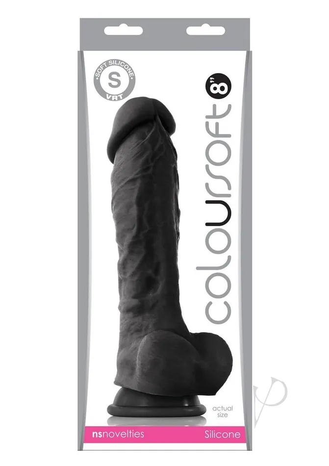 Coloursoft Dong 8 Black Colours Dildos