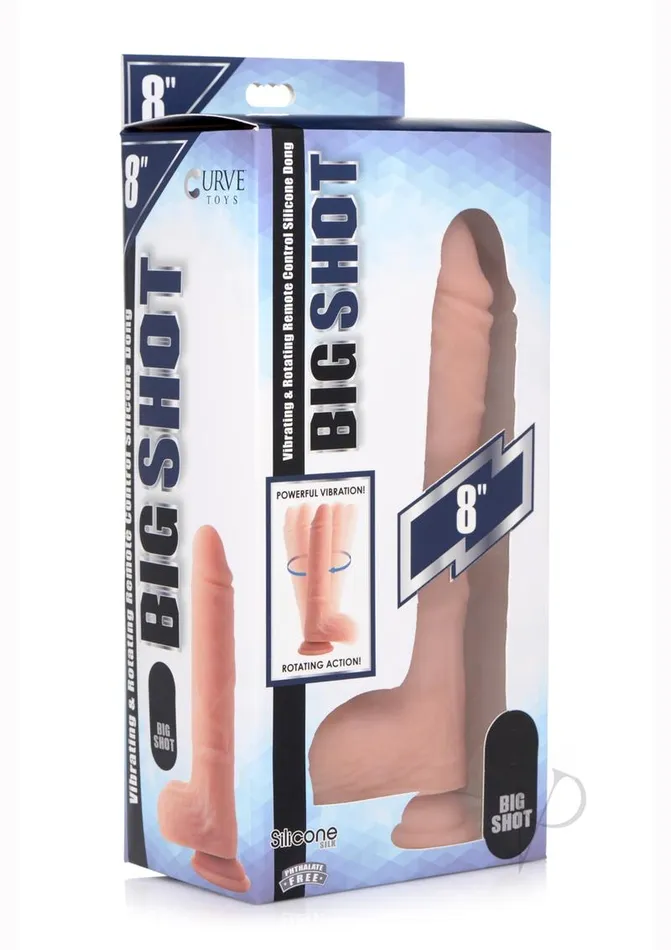Dildos Big Shot Twirlvibe Dildo Wballs 8 Van Big Shot