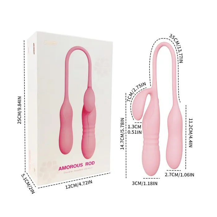 Female Sex Toys Xinghaoya Xinghaoya Thrusting Double Ended Vibrator