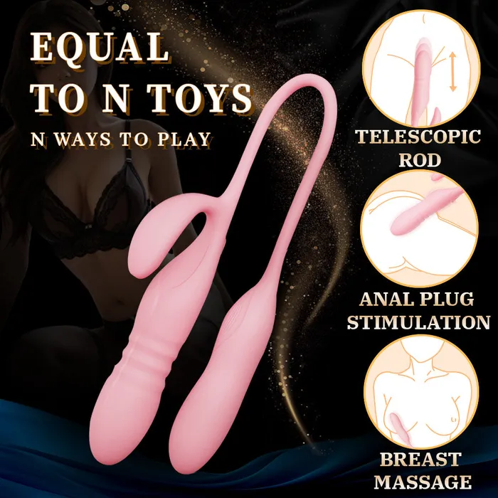 Female Sex Toys Xinghaoya Xinghaoya Thrusting Double Ended Vibrator