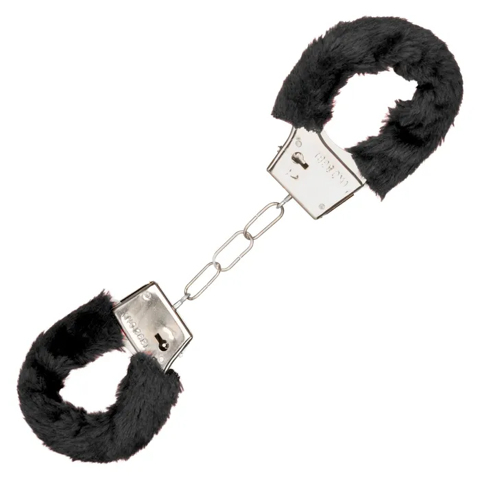 Anal CalExotics Playful Furry Cuffs Black Anal CalExotics Playful Furry Cuffs Black