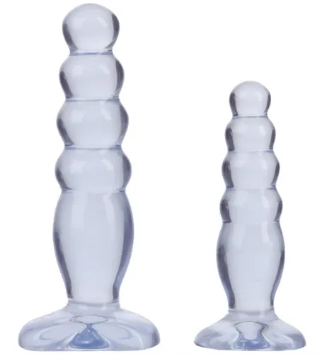 Anal Doc Johnson Crystal Jellies Anal Delight Trainer Kit Clear Anal Doc Johnson Crystal Jellies Anal Delight Trainer Kit Clear