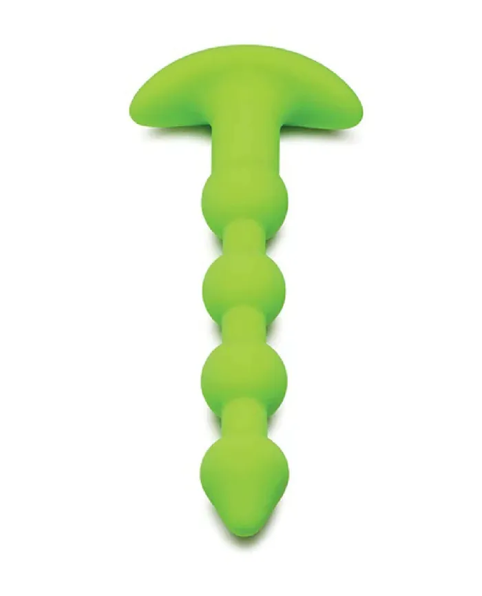 Anal Glow in the Dark Anal Beads Green XR Brands Bang Anal Glow in the Dark Anal Beads Green XR Brands Bang