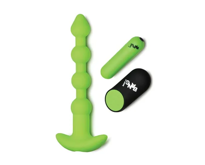 Anal Glow in the Dark Anal Beads Green XR Brands Bang Anal Glow in the Dark Anal Beads Green XR Brands Bang