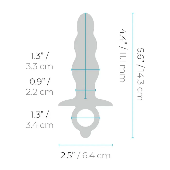 bVibe Anal BVibe Bounce Beaded Silicone Butt Plug Anal Beads