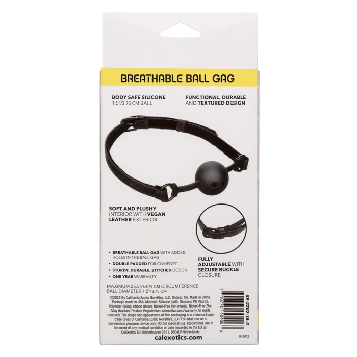 CalExotics Anal Boundless Breathable Ball Gag Black CalExotics Anal Boundless Breathable Ball Gag Black