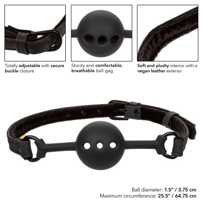 CalExotics Anal Boundless Breathable Ball Gag Black CalExotics Anal Boundless Breathable Ball Gag Black
