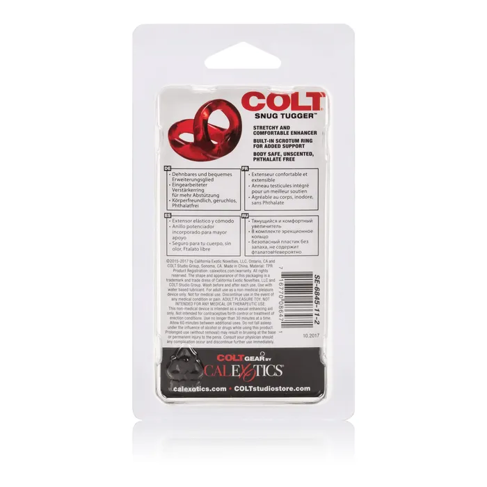 CalExotics Anal Colt Snug Tugger Red CalExotics Anal Colt Snug Tugger Red