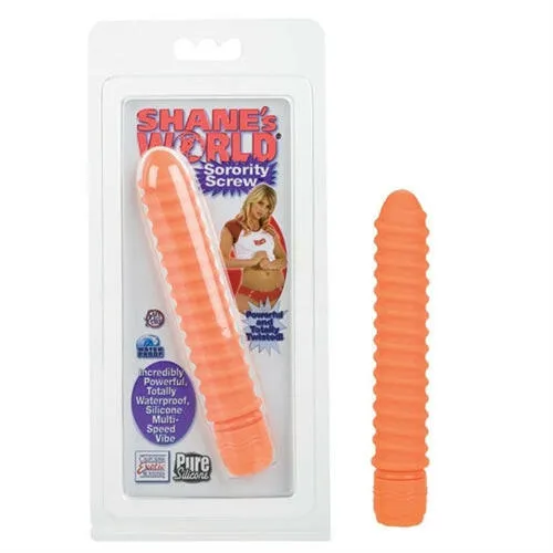 CalExotics Shanes World Sorority Screw Vibe Orange Vibrators