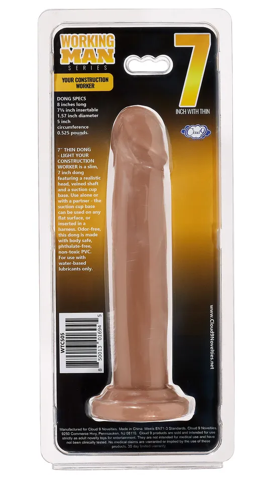 Cloud 9 Novelties Cloud 9 Working Man 7 Inch Your Construction Worker Light Anal Cloud 9 Novelties Cloud 9 Working Man 7 Inch Your Construction Worker Light Anal
