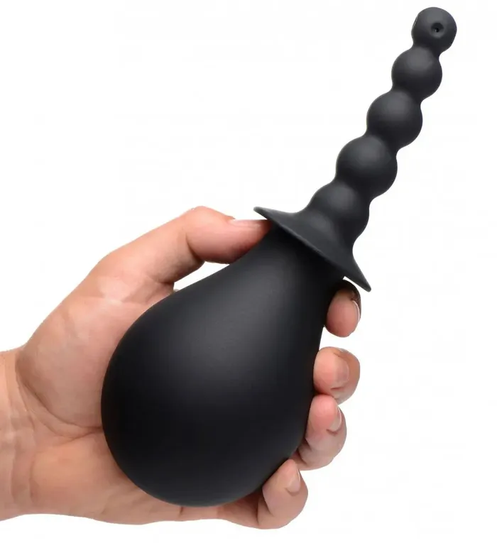 Curve Toys Anal Tail Cleaner Rippled Anal Douche Anal Prep