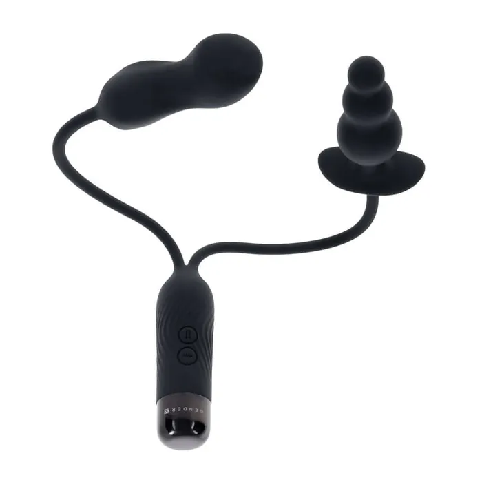 Evolved Gender X Anal Gender X Double My Pleasure Massager Black Evolved Gender X Anal Gender X Double My Pleasure Massager Black