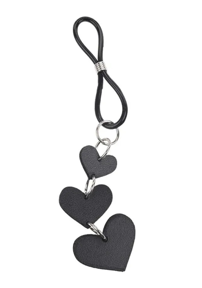 Heart Nipple Ties Black Sportsheets Anal Heart Nipple Ties Black Sportsheets Anal