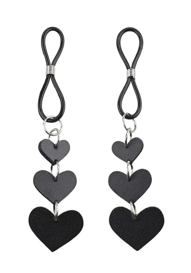 Heart Nipple Ties Black Sportsheets Anal Heart Nipple Ties Black Sportsheets Anal