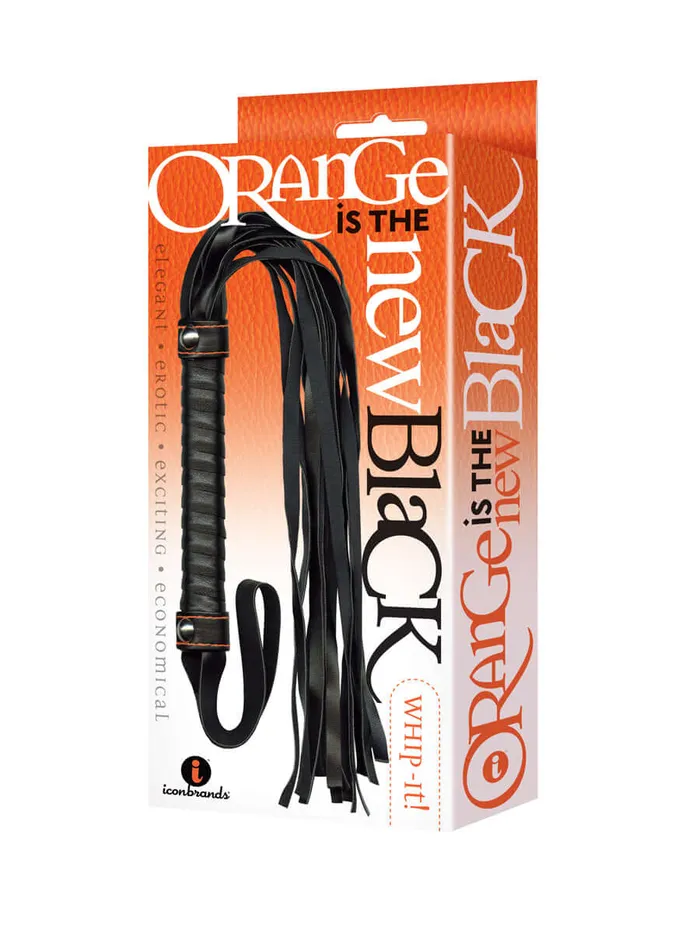 Icon Brands Anal The 9s Orange Is the New Black Whip It Black Icon Brands Anal The 9s Orange Is the New Black Whip It Black