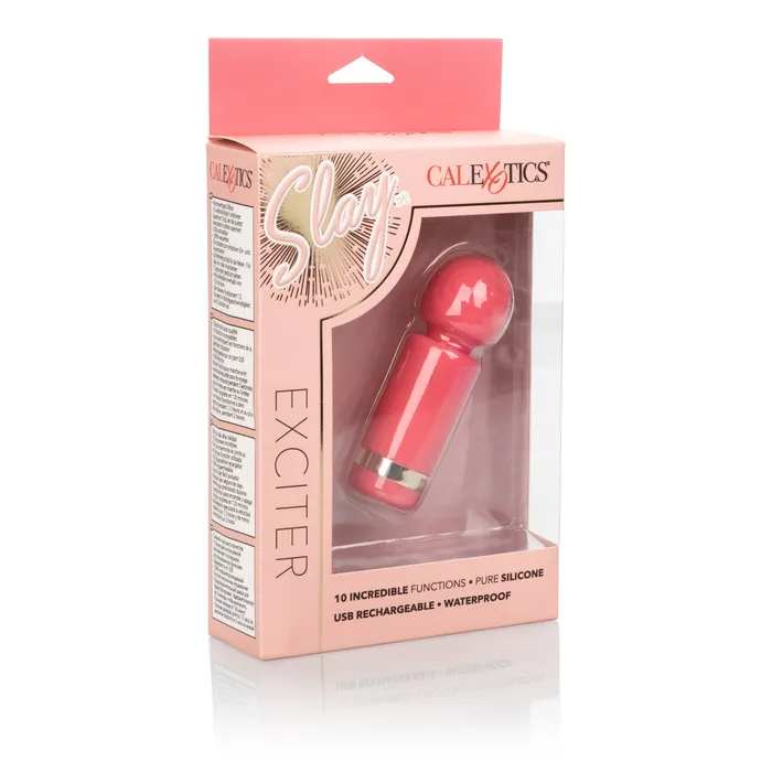 Calexotics Vibrators Slay Exciter 10Vibe Secret Pleasure Toy with Soft Silicone Calexotics Vibrators Slay Exciter 10Vibe Secret Pleasure Toy with Soft Silicone