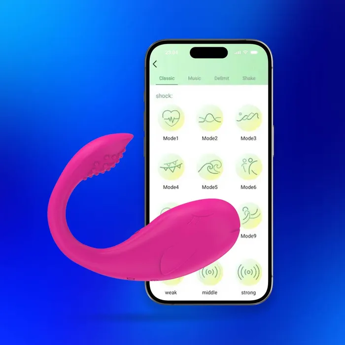 Delfino curioso Vibratore a distanza doppia stimolazione con App Ayay Vibrators Delfino curioso Vibratore a distanza doppia stimolazione con App Ayay Vibrators