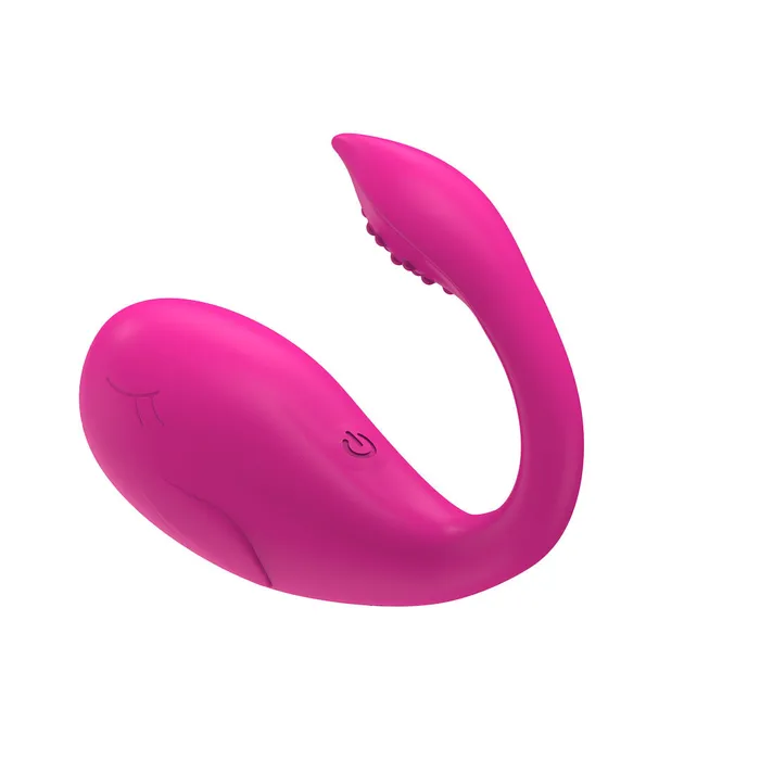Delfino curioso Vibratore a distanza doppia stimolazione con App Ayay Vibrators