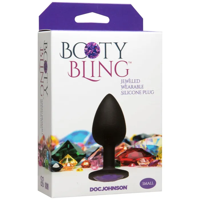Doc Johnson Anal Booty Bling Purple Small Doc Johnson Anal Booty Bling Purple Small